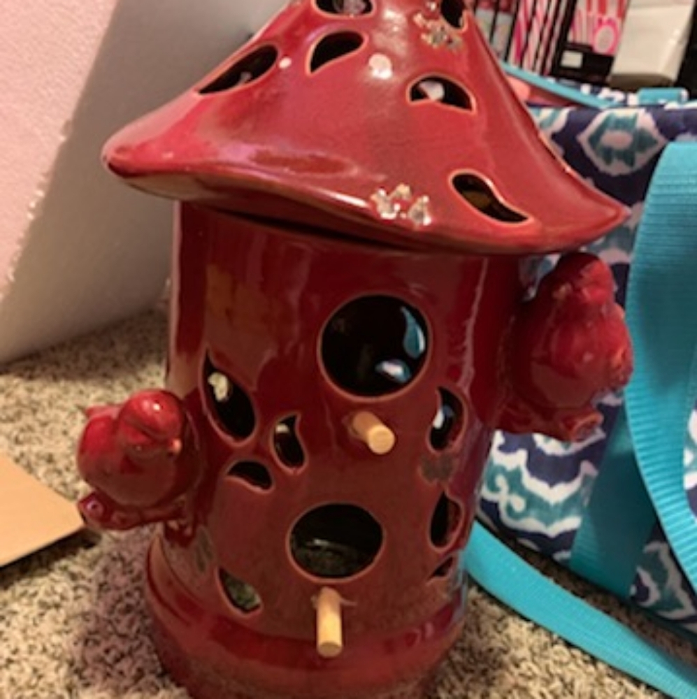 Pink zebra bird retreat shade